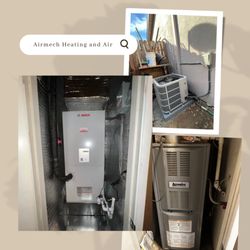 Airmech Heating and Air Conditioning - Before and after heat pump