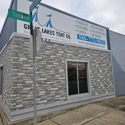 Great Lakes Tent - Front of Great Lakes Tent Co. Headquarters