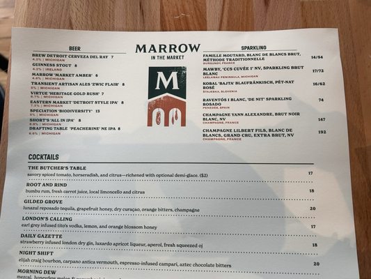 Menu photo 3 Marrow In The Market Detroit, MI Menu photo 3 Marrow In The Market Detroit, MI