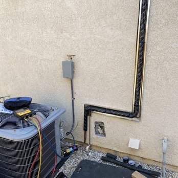 JM Plastering - Hole from abandon AC lines - Stucco Services Near Me - Riverside, California