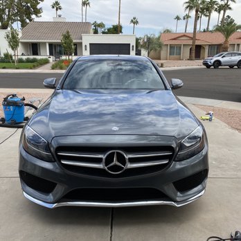OrangeTree Auto Detailing - Mercedes full exterior wash and wax (after) - Auto Detailing Near Me