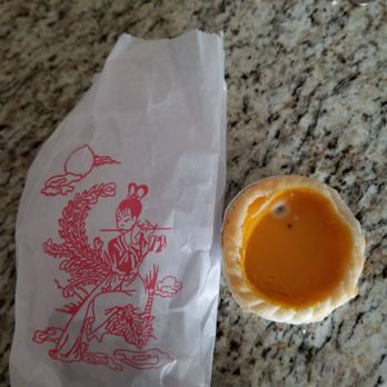 Joy Luck House - Egg tart I bought yesterday turned moldy just within a night! Gross!! Makes me wonder how fresh it is and how long it's been sitting out! - Chinese Near Me - Washington, DC, District of Columbia Joy Luck House - Egg tart I bought yesterday turned moldy just within a night! Gross!! Makes me wonder how fresh it is and how long it's been sitting out! - Chinese Near Me - Washington, DC, District of Columbia