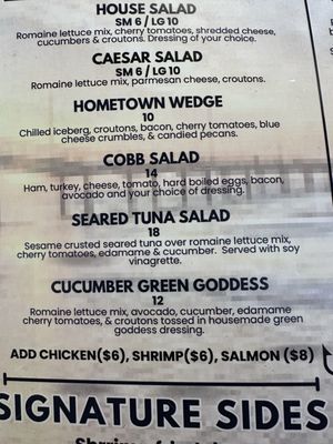 Menu photo 1 Hometown Seafood Corpus Christi, TX