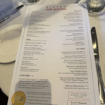 Bistro Don Giovanni - Italian Near Me - Napa, California