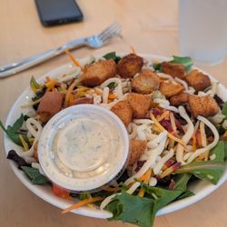 West on Warren Gallery + Grill - Side salad with homemade ranch.