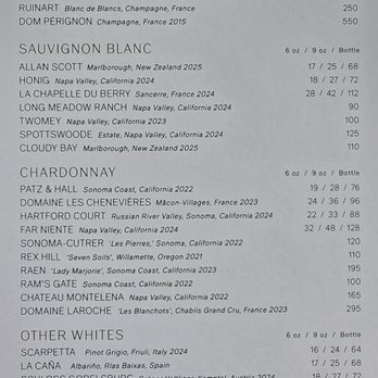 RH Ocean Grill at RH Newport Beach - Menu - wine. Corkage is $25 - Seafood Near Me - Newport Beach, California RH Ocean Grill at RH Newport Beach - Menu - wine. Corkage is $25 - Seafood Near Me - Newport Beach, California