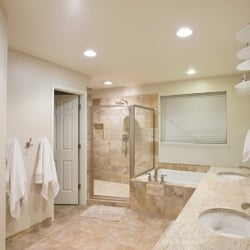Travertine Bathroom