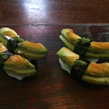 Uchiko Austin - Avocado nigiri - Sushi Bars Near Me - Austin, Texas Uchiko Austin - Avocado nigiri - Sushi Bars Near Me - Austin, Texas