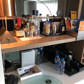 W Boston - Little overboard for an in room bar - Hotels Near Me - Boston, Massachusetts W Boston - Little overboard for an in room bar - Hotels Near Me - Boston, Massachusetts