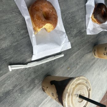 Pier View Coffee Company - The glazed donut and caramel latte - Coffee & Tea Near Me - Oceanside, California Pier View Coffee Company - The glazed donut and caramel latte - Coffee & Tea Near Me - Oceanside, California