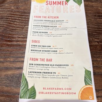 Blake's Tasting Room - Summer specials - Wineries Near Me - Armada, Michigan Blake's Tasting Room - Summer specials - Wineries Near Me - Armada, Michigan