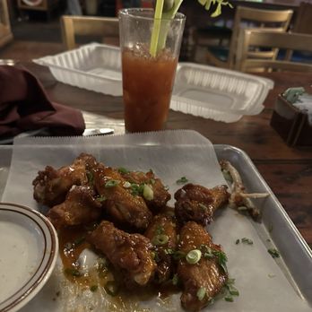 Running Iron - Mango Habanero wings n Bloody Mary. - Bars Near Me - Carmel Valley, California