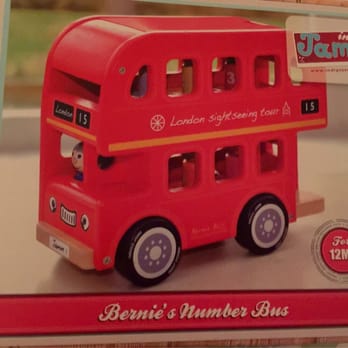 Sentry Box Toys - London sightseeing bus, wooden - Toy Stores Near Me - Glasgow, GLG