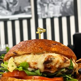 Chicken Mushroom Burger