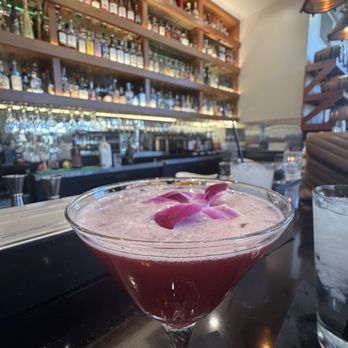 The Olive Restobar - Hibiscus Martini - Mediterranean Near Me - Downey, California