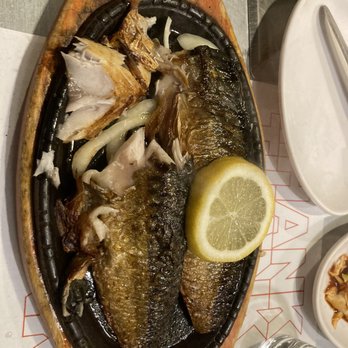 Dae Gee Korean BBQ - a plate of fish and a lemon - Korean Near Me - Denver, Colorado