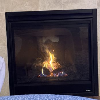 Apex Fireplace Service - My working fireplace! - Fireplace Services Near Me