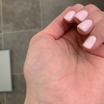 Charming Spa - Such great shape and smooth edges. About five days later. - Nail Salons Near Me - Brighton, Massachusetts
