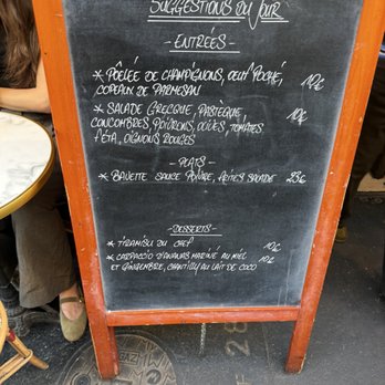 Les Parigots - Menu - Bars Near Me - Paris, 75