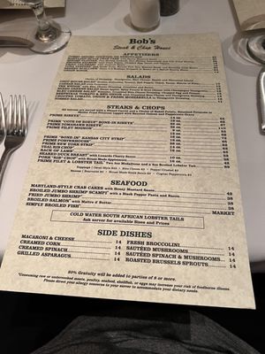 Menu photo 5 Bob's Steak & Chop House Plano, TX Menu photo 5 Bob's Steak & Chop House Plano, TX