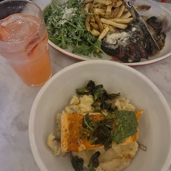 Culinary Dropout - Roasted Salmon Steak Frites*  Deviant Behavior - New American Near Me - Tempe, Arizona