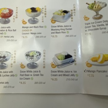 Mango Mango Dessert - Menu - Desserts Near Me - Aiea, Hawaii