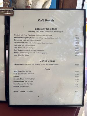 Menu photo 2 Cafe Kevah Big Sur, CA