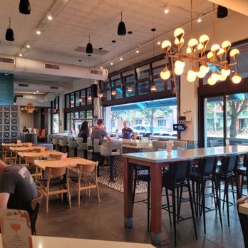 Tipsy Egg - Inside, super clean, nice when side windows allow fresh air in, not to crowded when we first got there - Coffee & Tea Near Me - Chandler, Arizona