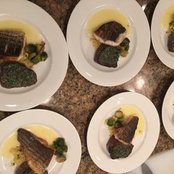 Columbus Meat Market - The filets I made from Columbus. Paired with striped bass. Awesome filets from Columbus!!