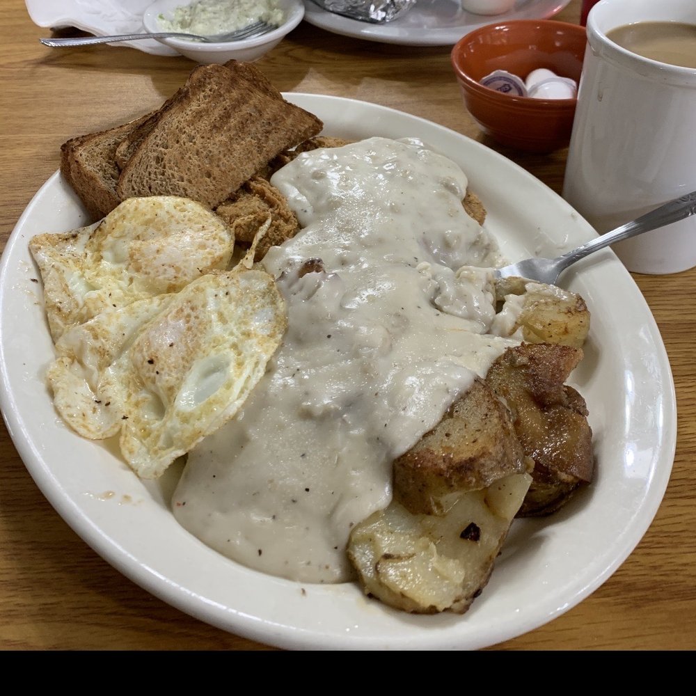 Country fried steak. Country fried steak.