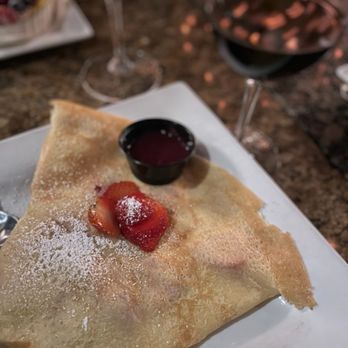 Chez Fabien - Strawberry Crepe - French Near Me - Grapevine, Texas Chez Fabien - Strawberry Crepe - French Near Me - Grapevine, Texas