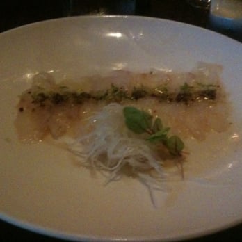Uchi Houston - Flounder with Flying Fish Roe and Olive Oil - Sushi Bars Near Me - Houston, Texas Uchi Houston - Flounder with Flying Fish Roe and Olive Oil - Sushi Bars Near Me - Houston, Texas