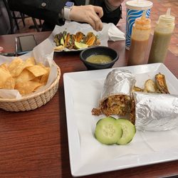 Taqueria & Birrieria Pacheco - Burrito, chips, salsa, Birria, and Horchata