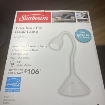 Dollar Tree - LED Desk Lamp 300 Lumens 4000K - Discount Store Near Me - Troutman, North Carolina Dollar Tree - LED Desk Lamp 300 Lumens 4000K - Discount Store Near Me - Troutman, North Carolina
