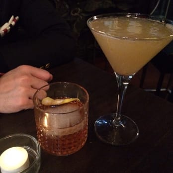Ginger Cocktail Lab - To the right is the basil honey drink - Lounges Near Me - Milan, Michigan Ginger Cocktail Lab - To the right is the basil honey drink - Lounges Near Me - Milan, Michigan