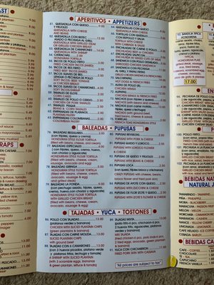 Menu photo 3 La Fonda Levittown, NY