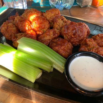 Nacho Daddy - Boneless Wings - Pound of Crispy, Buttermilk Marinated Boneless Chicken Breast, Tossed with BBQ Sauce and served with Ranch Dressing - New American Near Me - Las Vegas, Nevada
