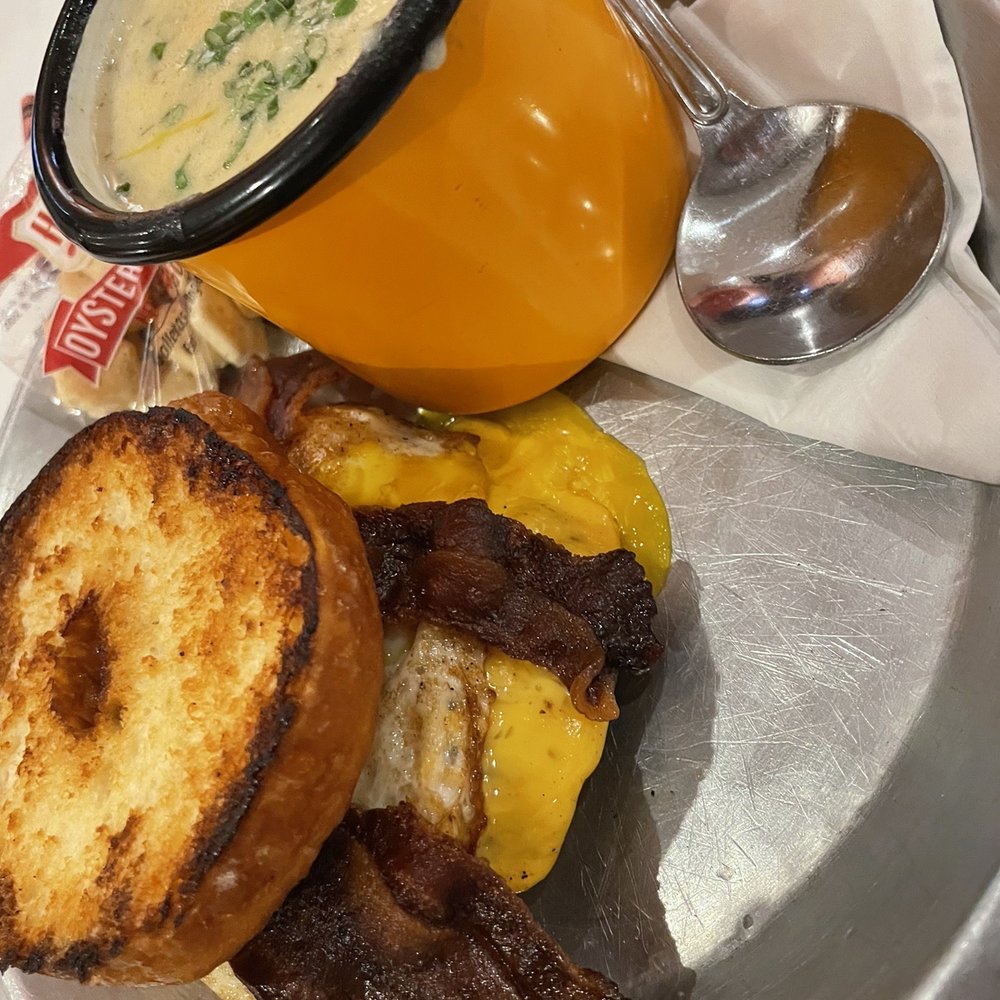 J DUB - The amazing donut burger and Clam Chowder - Breakfast & Brunch Near Me - Bend, Oregon J DUB - The amazing donut burger and Clam Chowder - Breakfast & Brunch Near Me - Bend, Oregon