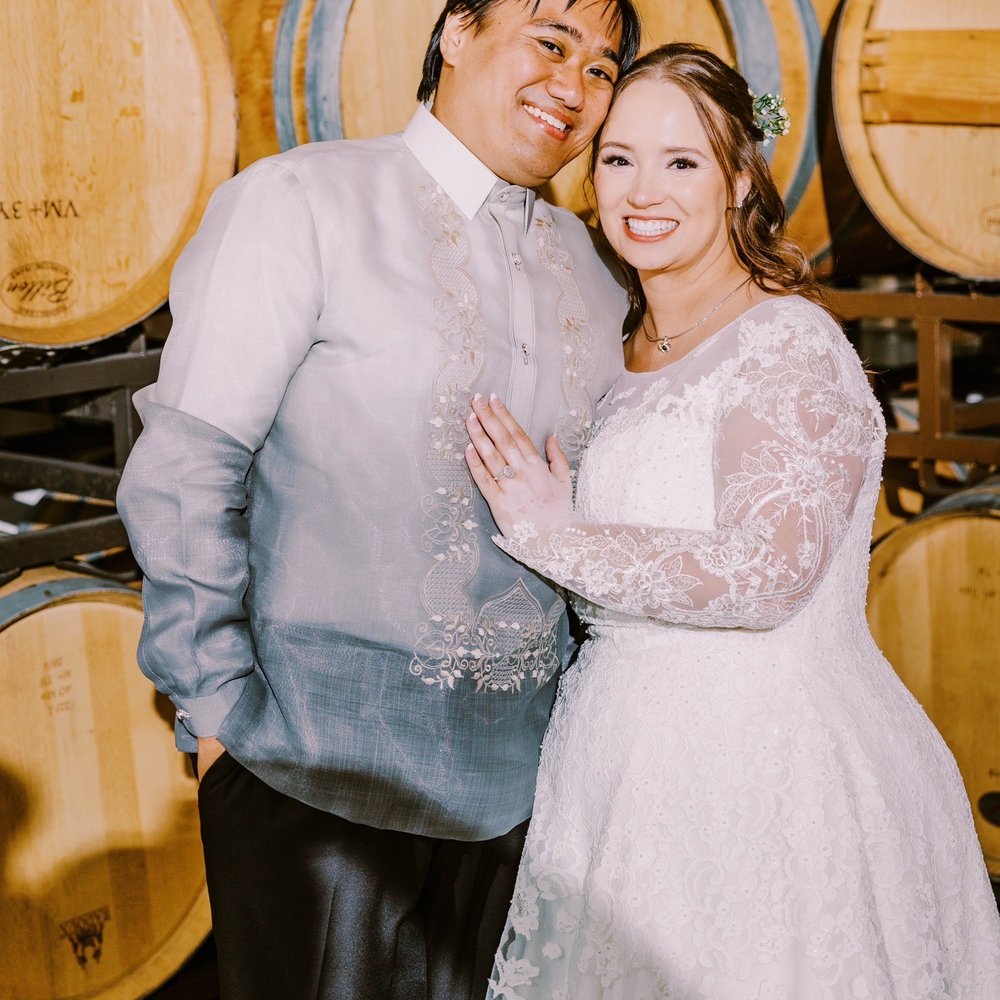 Jenn Tai & - Example of poor lighting, where we are pretty washed out and you can see the photographer's shadow. - Event Photography Near Me - Seattle, Washington