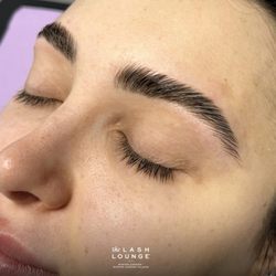 The Lash Lounge - Brow lamination by our stylist Lizeth.