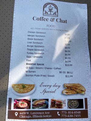 Menu photo 2 Coffee Chat Chicago, IL