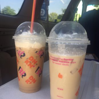 Dunkin' - Re-made iced latte vs. initial "iced latte" (no taste of coffee at all) - colors tell the story. - Coffee & Tea Near Me - Sharpsburg, Georgia Dunkin' - Re-made iced latte vs. initial "iced latte" (no taste of coffee at all) - colors tell the story. - Coffee & Tea Near Me - Sharpsburg, Georgia