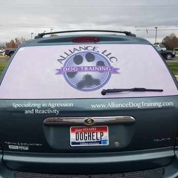 Kirby Graphix - They did a beautiful job on my back window decal! - Screen Printing/T-Shirt Printing Near Me - Garden City, Idaho Kirby Graphix - They did a beautiful job on my back window decal! - Screen Printing/T-Shirt Printing Near Me - Garden City, Idaho