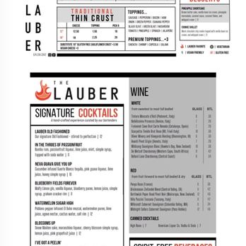 The Lauber - Menu - Bars Near Me - South Bend, Indiana