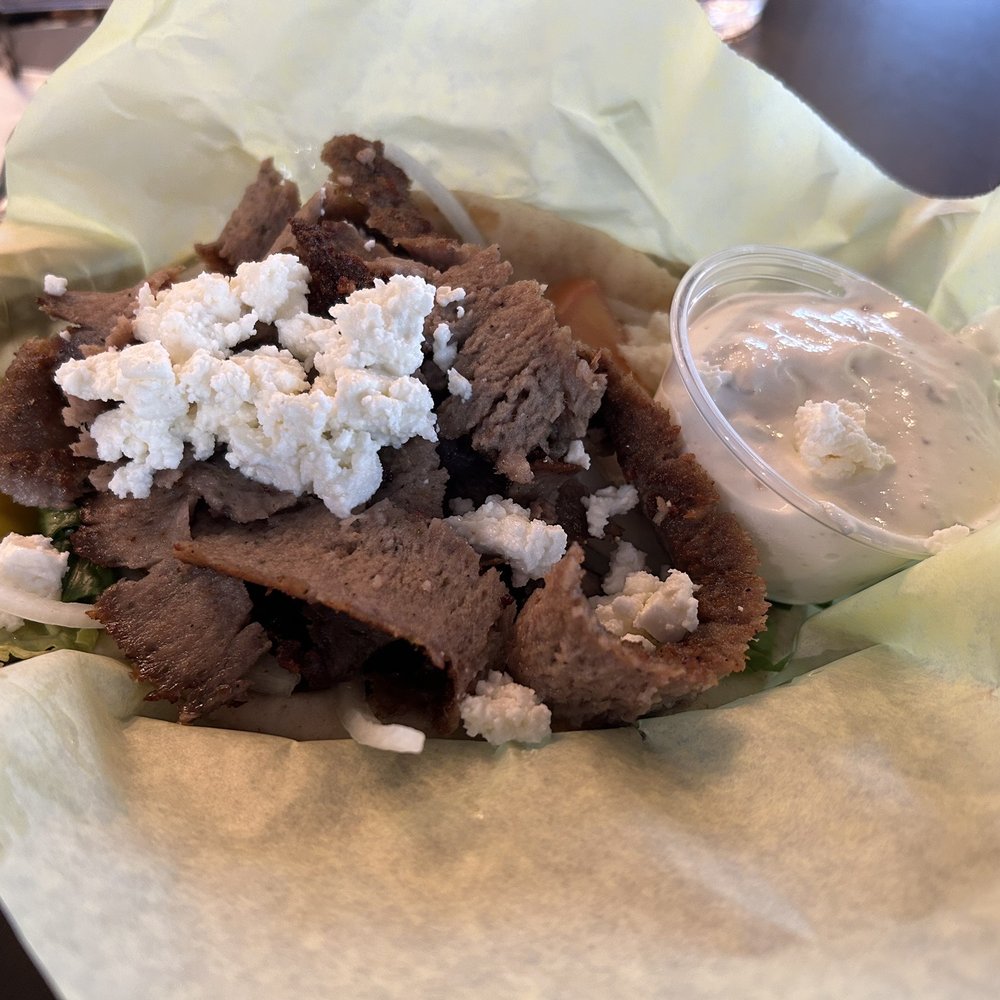 Pappoule's - My Gyros Deluxe - tasty treat! - Greek Near Me - Tucson, Arizona Pappoule's - My Gyros Deluxe - tasty treat! - Greek Near Me - Tucson, Arizona