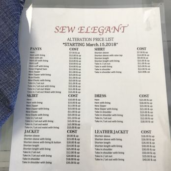 Sew Elegant - Sewing & Alterations Near Me - San Diego, California