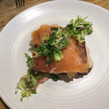 Agricola Eatery - Salmon Toast - New American Near Me - Princeton, New Jersey
