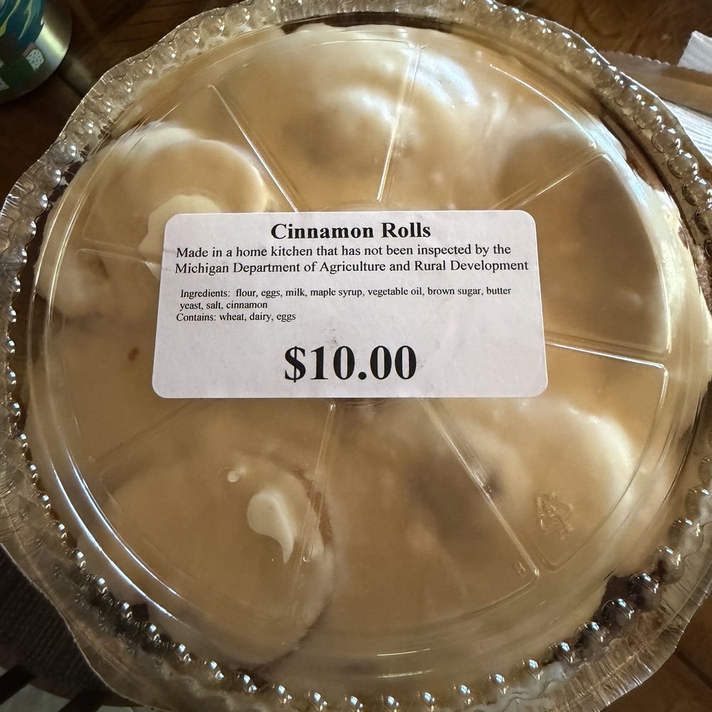 Jam Shack - Cinnamon rolls are the bomb! - Bakeries Near Me - Garden, Michigan