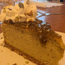 King David’s Winery, Meadery & Brewery - Pistachio cheesecake