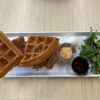 Eggcetra Breakfast Cafe - Chicken Waffle ($15.95) - Breakfast & Brunch Near Me - Surrey, British Columbia Eggcetra Breakfast Cafe - Chicken Waffle ($15.95) - Breakfast & Brunch Near Me - Surrey, British Columbia
